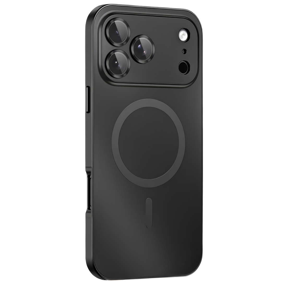 KAVENIQ ARC schwarze Metallhülle für iPhone mit Kameraschutz
